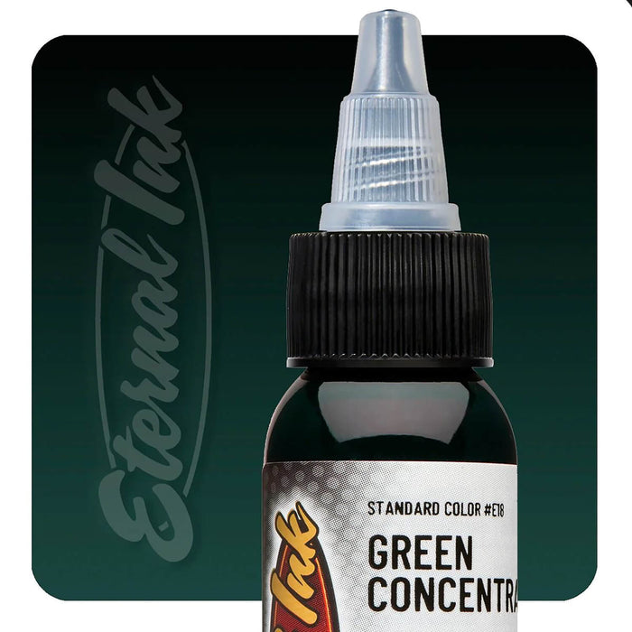 Eternal Ink Green Concentrate Tattoo Ink 30ml (1oz)