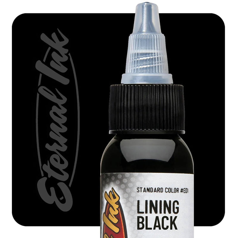 Eternal Ink Lining Black Tattoo Ink 30ml (1oz)