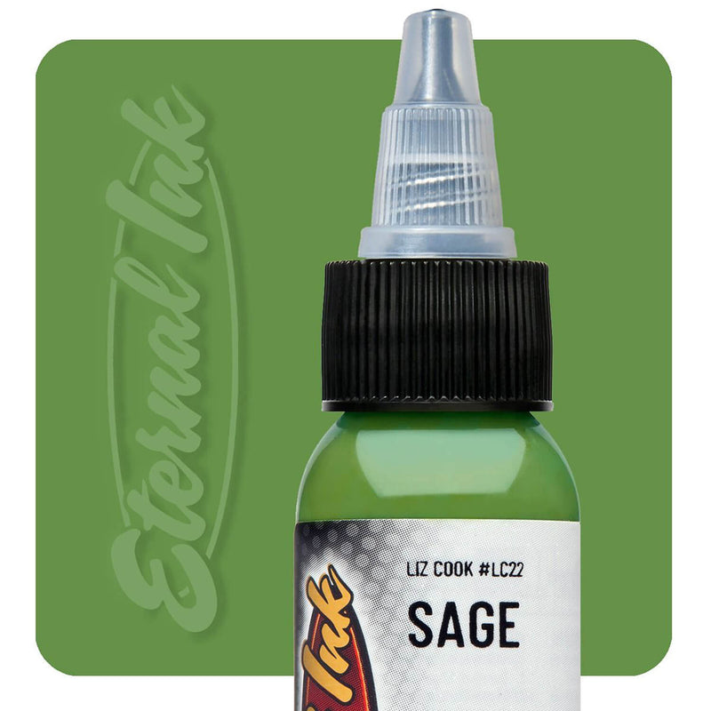 Eternal Ink Liz Cook Sage Tattoo Ink 30ml (1oz)