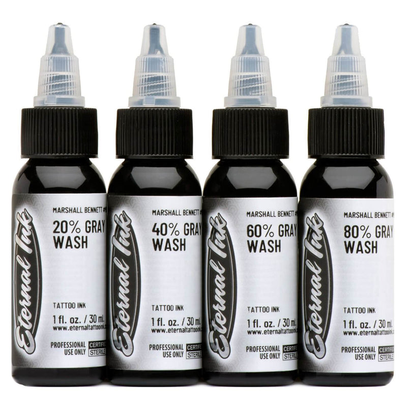 Eternal Ink Marshall Bennett Gray Wash Set of 4 (1oz)