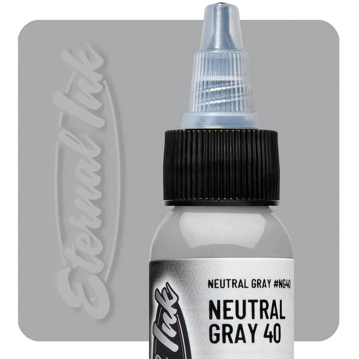 Eternal Ink Neutral Gray 40% Tattoo Ink 30ml (1oz)