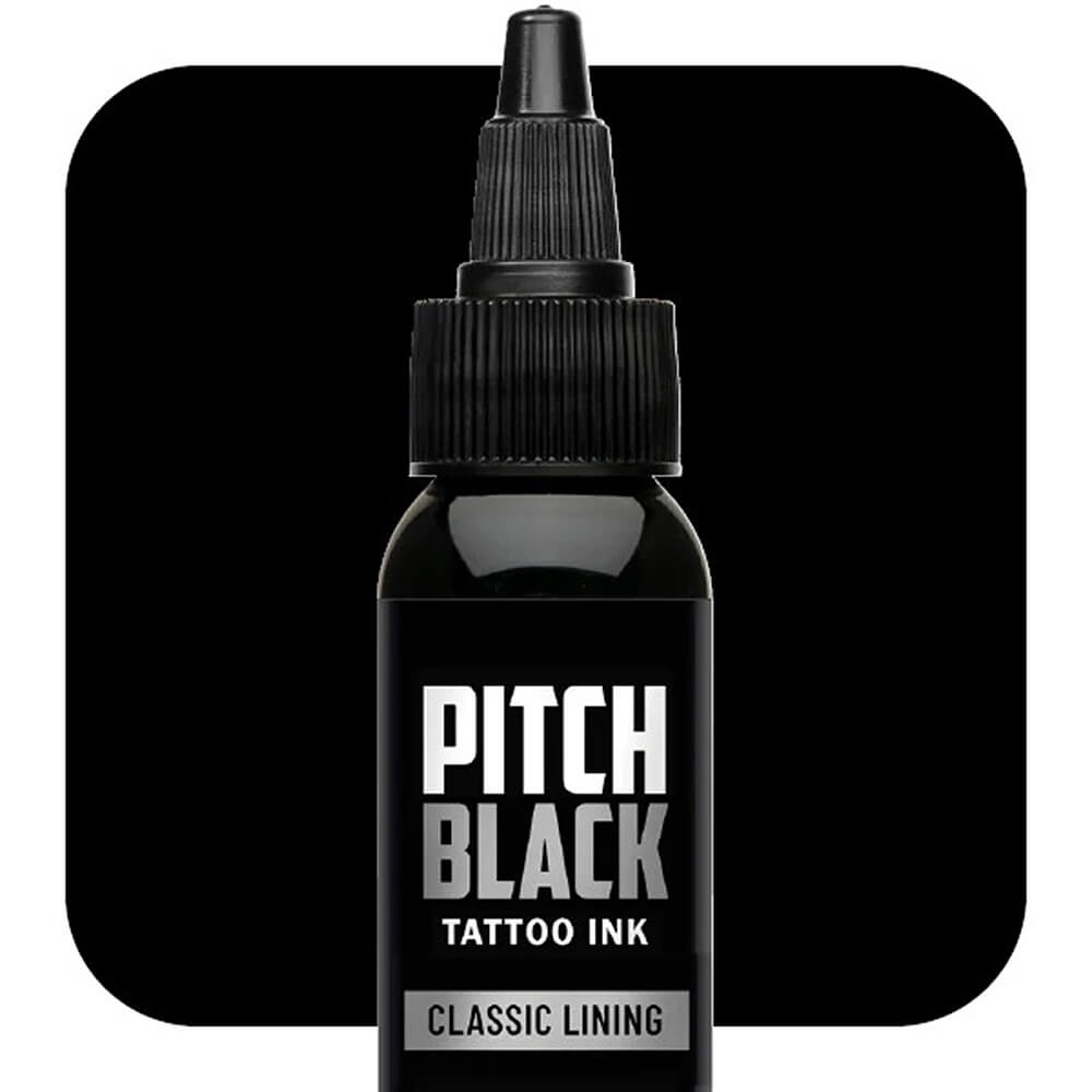 Eternal Ink Pitch Black Classic Lining Tattoo Ink (Various Sizes