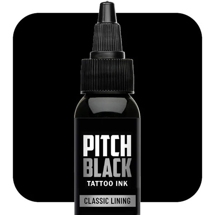 Eternal Ink Pitch Black Classic Lining Tattoo Ink (Various Sizes)