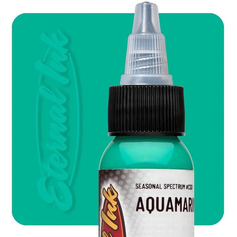 Eternal Ink Chukes Seasonal Spectrum Aquamarine Tattoo Ink 30ml (1oz)