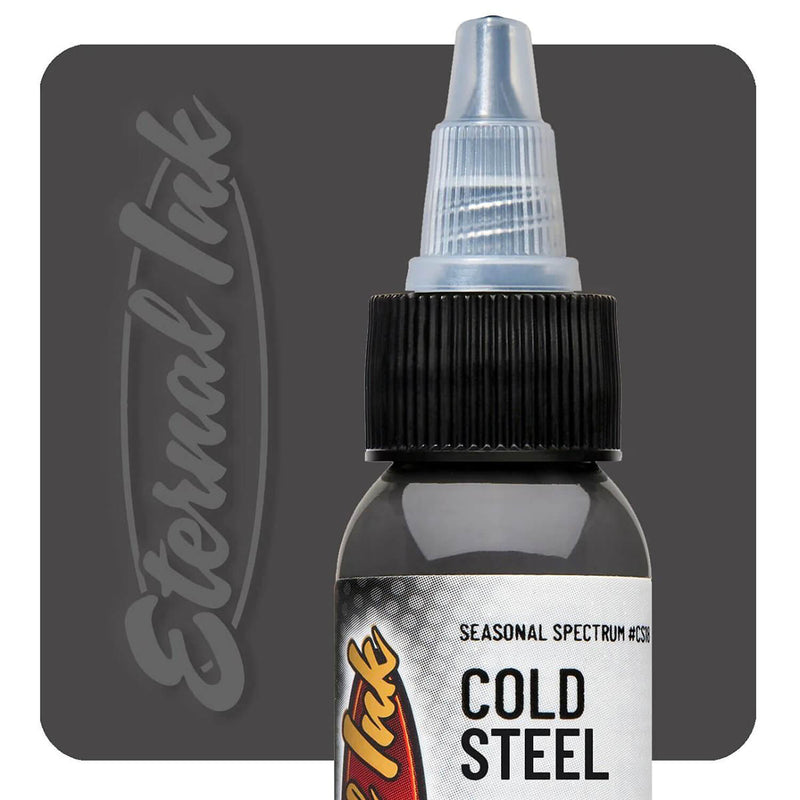 Eternal Ink Chukes  Seasonal Spectrum Cold Steel Tattoo Ink 30ml (1oz)