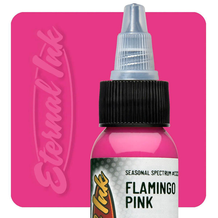 Eternal Ink Chukes Seasonal Spectrum Flamingo Pink Tattoo Ink 30ml (1oz)