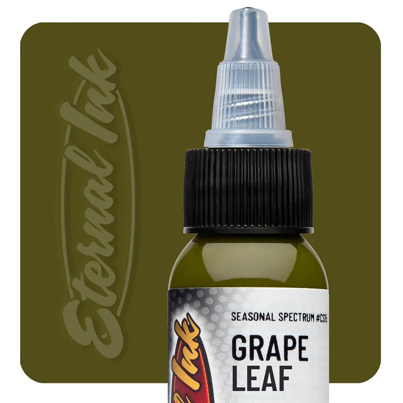 Eternal Ink Chukes Seasonal Spectrum Grape Leaf Tattoo Ink 30ml (1oz)
