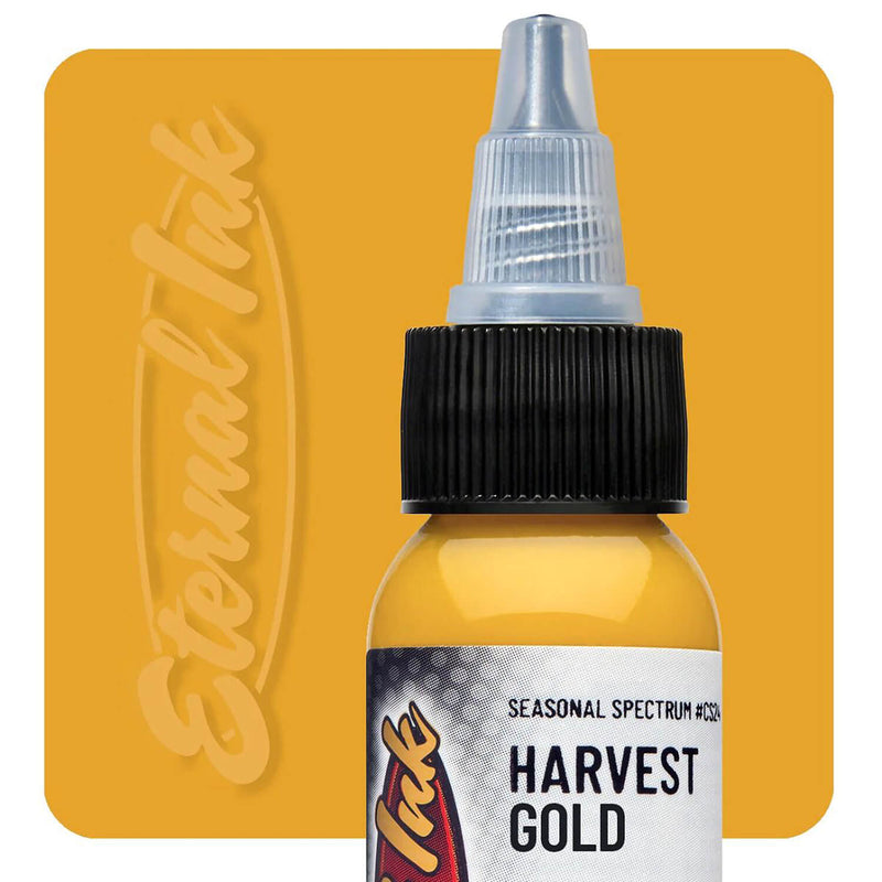 Eternal Ink Chukes  Seasonal Spectrum Harvest Gold Tattoo Ink 30ml (1oz)