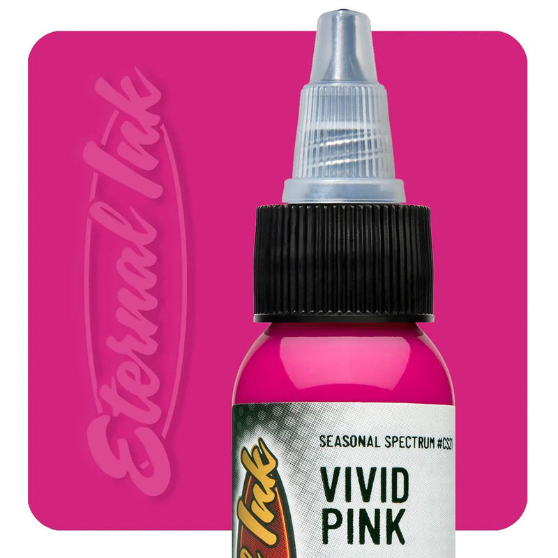 Eternal Ink Chukes Seasonal Spectrum Vivid Pink Tattoo Ink 30ml (1oz)