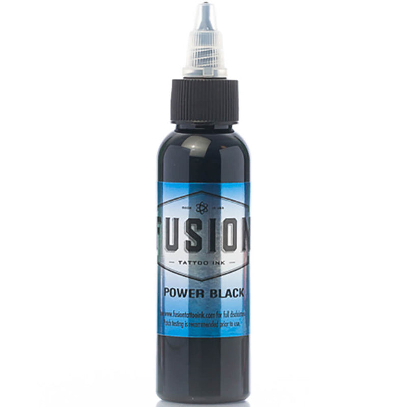 Fusion Ink Power Black Tattoo Ink (Various Sizes)