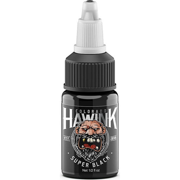 Hawink Super Black Tattoo Ink 15ml (0.5oz)