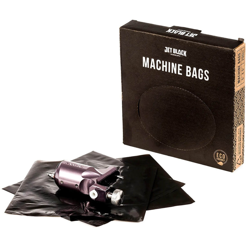 Jet Black Machine Bags 133x133mm (Pack of 200)