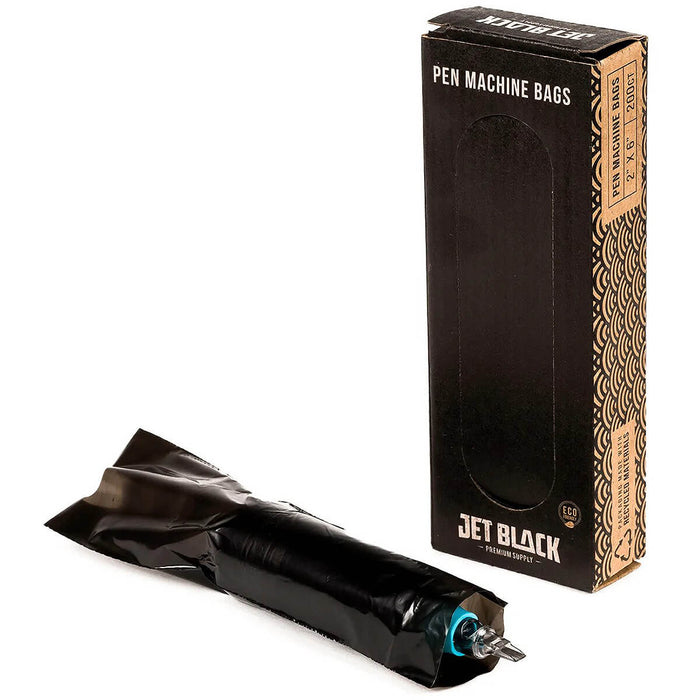 Jet Black Pen Machine Bags 52mm x 160mm (Box of 200)