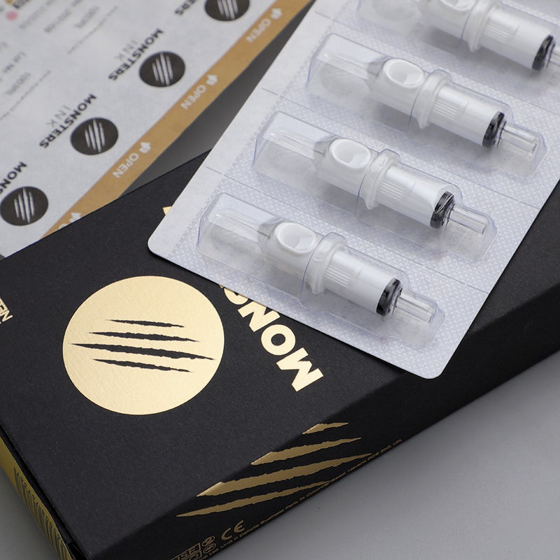 Monsters Ink Precision Cartridge Needles Round Shader (Box of 20)