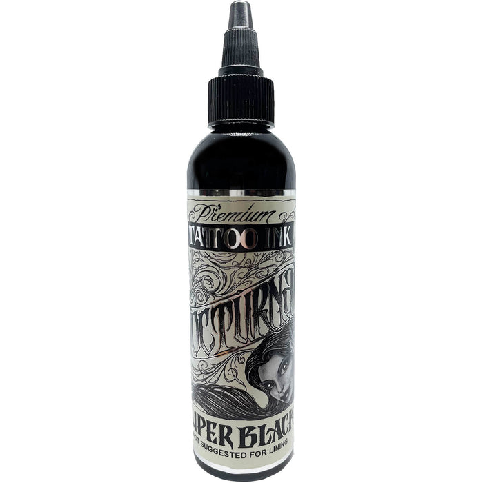 Nocturnal Ink Super Black Tattoo Ink (Various Sizes)