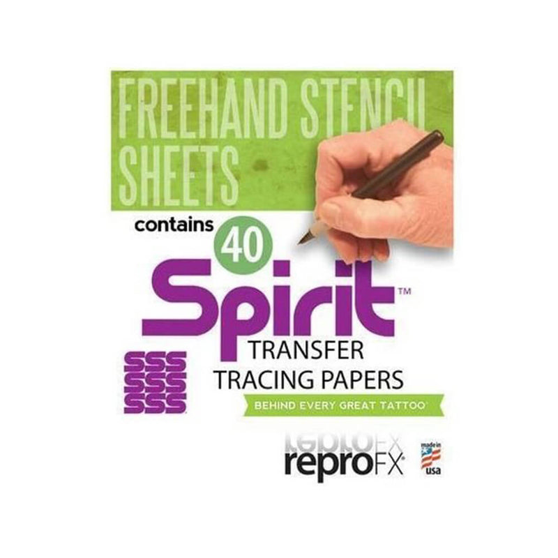 Spirit Freehand Stencil Sheets 8.5" x 11" (40 Sheets)