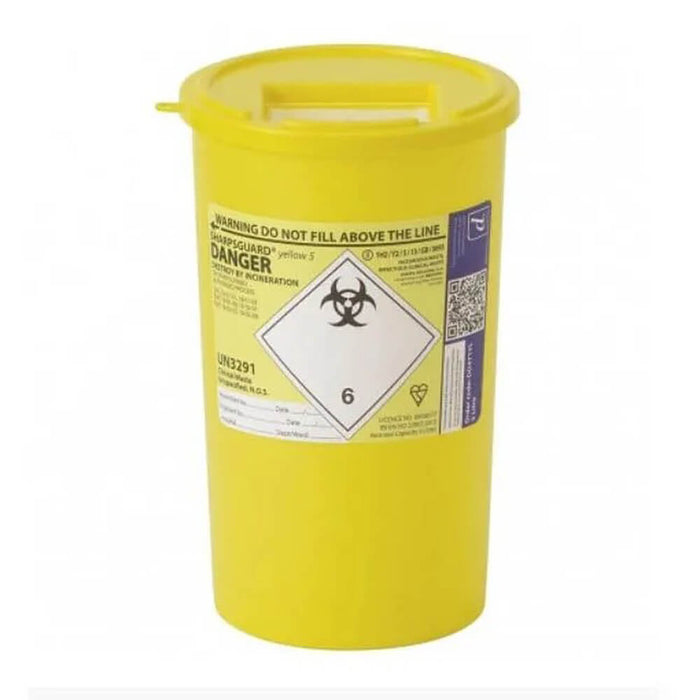 Sharpsguard Hazardous Waste Bin 5 Litre