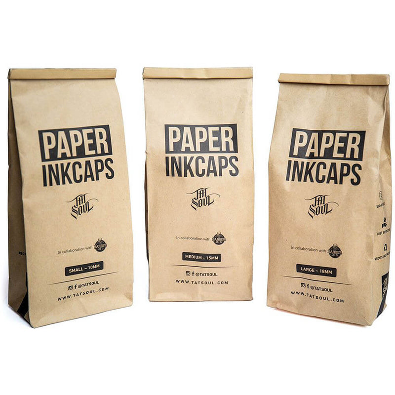 TATSoul Paper Ink Caps (Pack of 200)